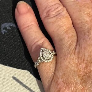 3/8 ct diamond ring, size 4.5